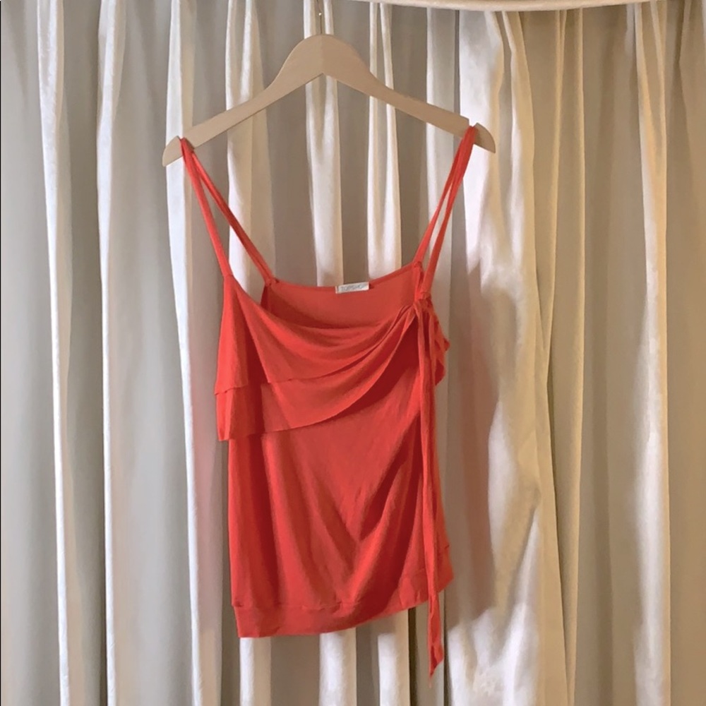 Vintage Topshop orange/coral cami